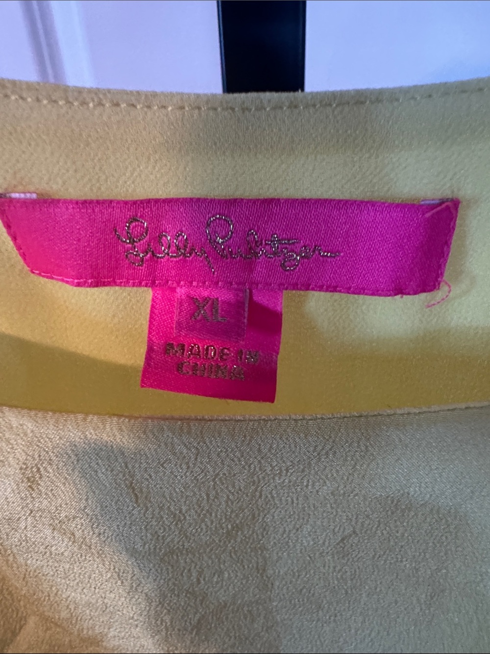 Lilly Pulitzer Yellow Spaghetti-Strap Cami - Picture 2 of 3